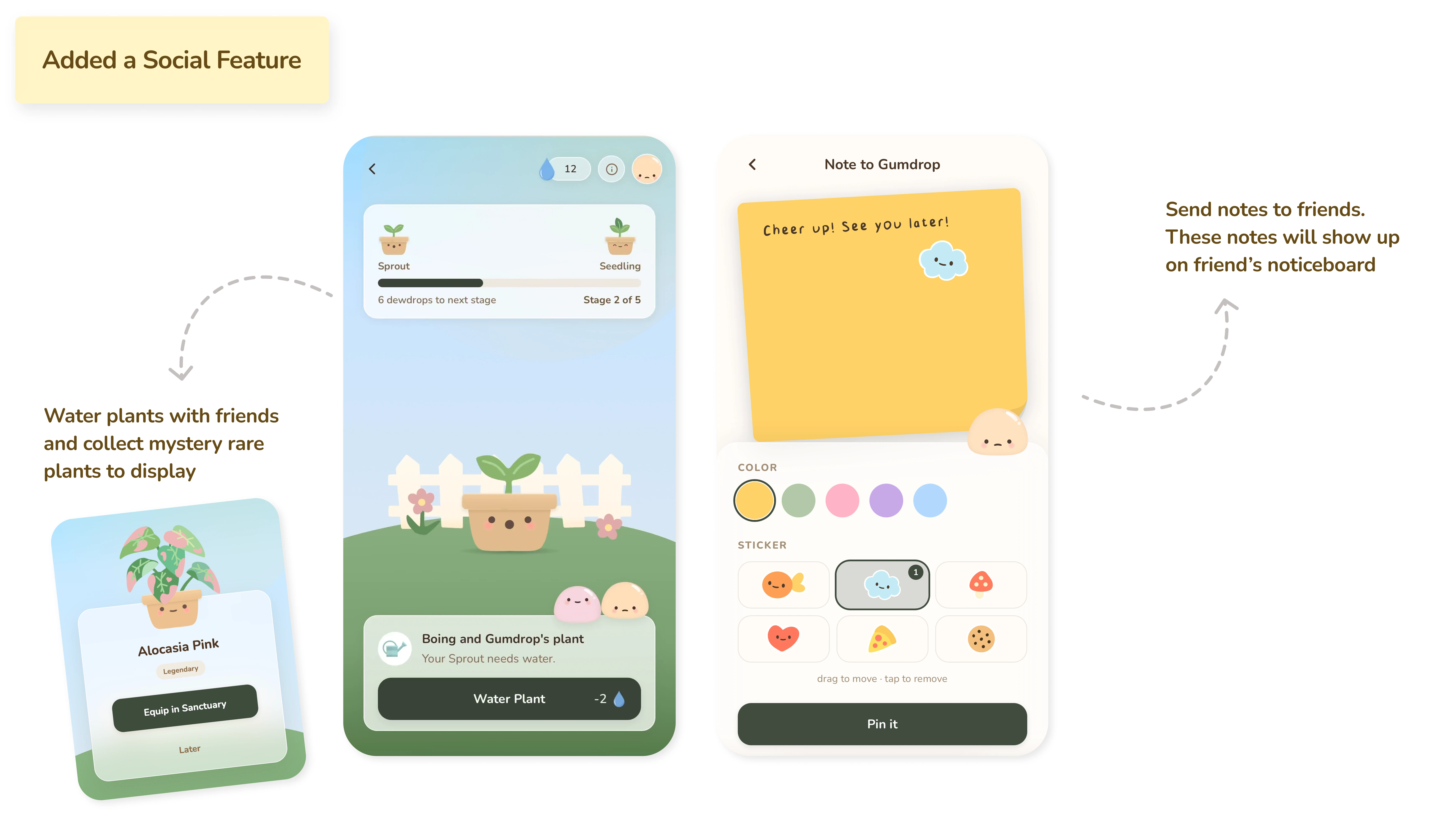 Redesign — Social feature